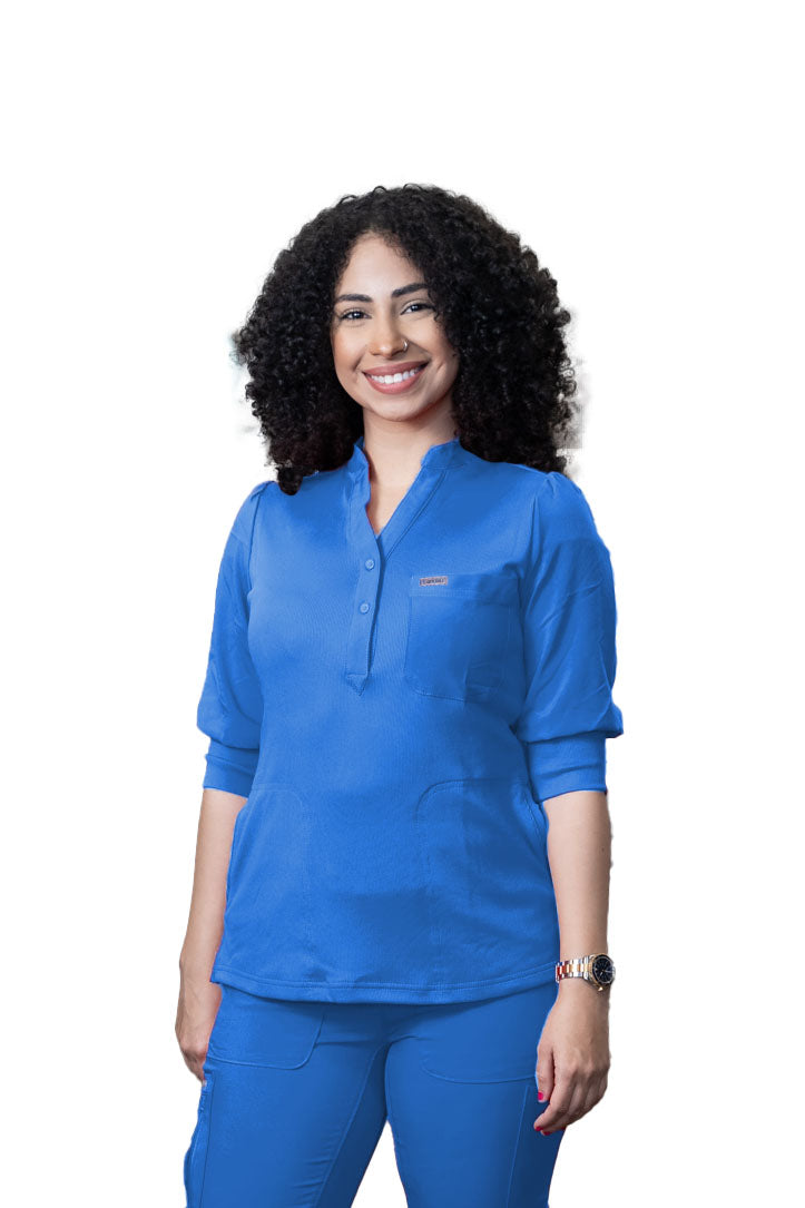 Landau LT114 (3/4 Long Sleeve) - Royal, XS image