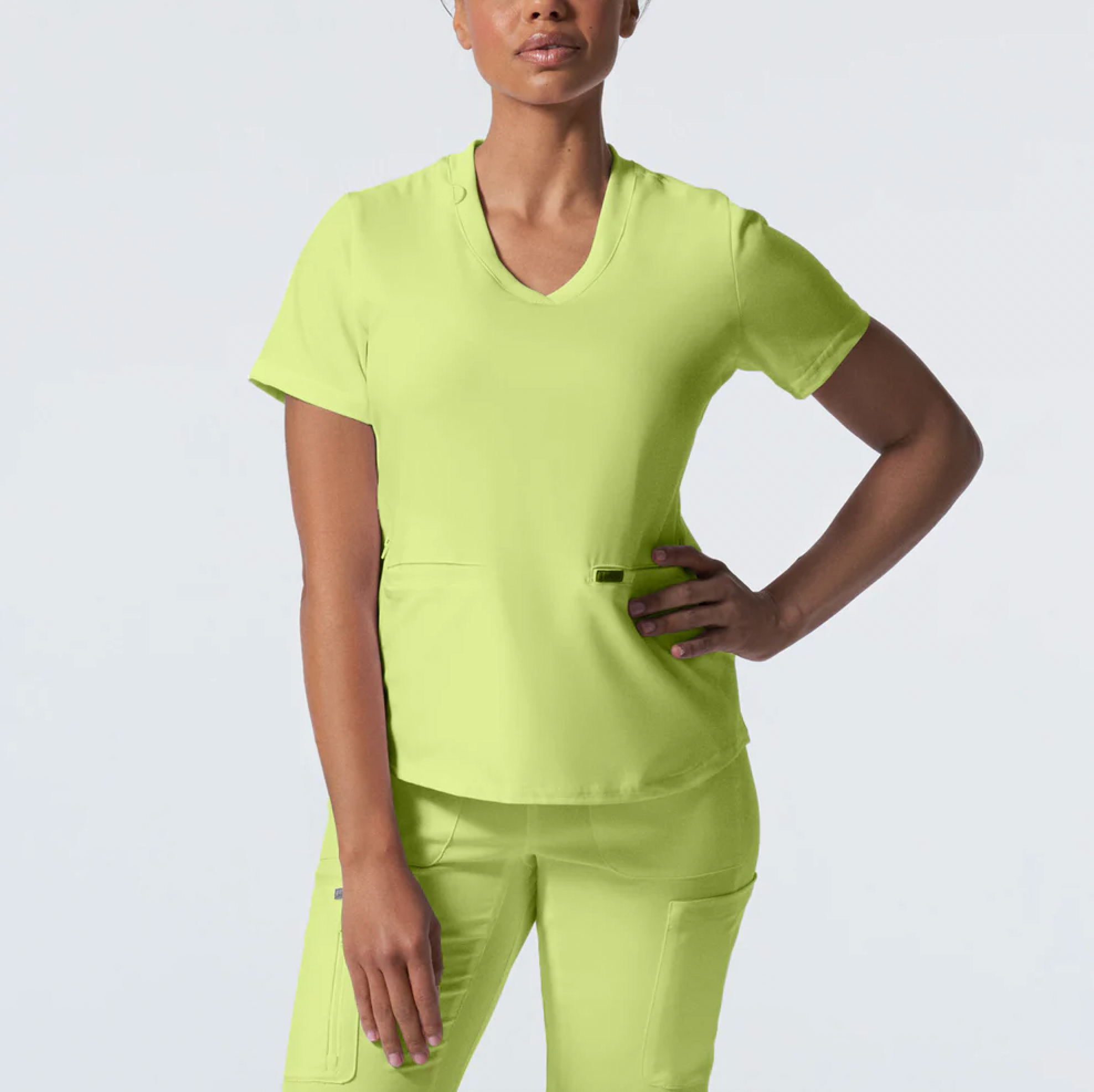 Landau LT100 (V-Neck Top) - Citron, L image