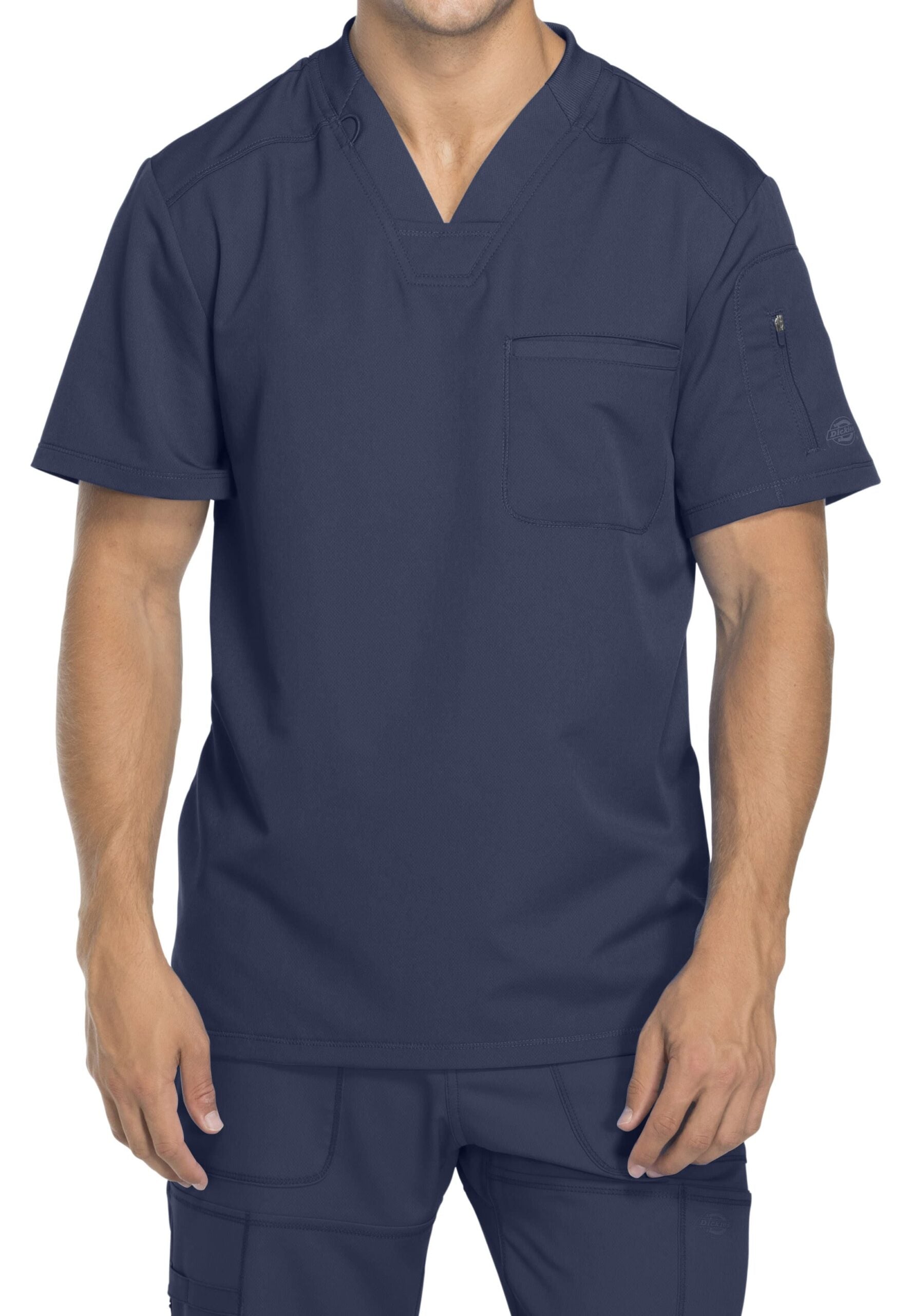 Men's Dynamix Tuckable V-Neck Scrub Top (DK610) image 7