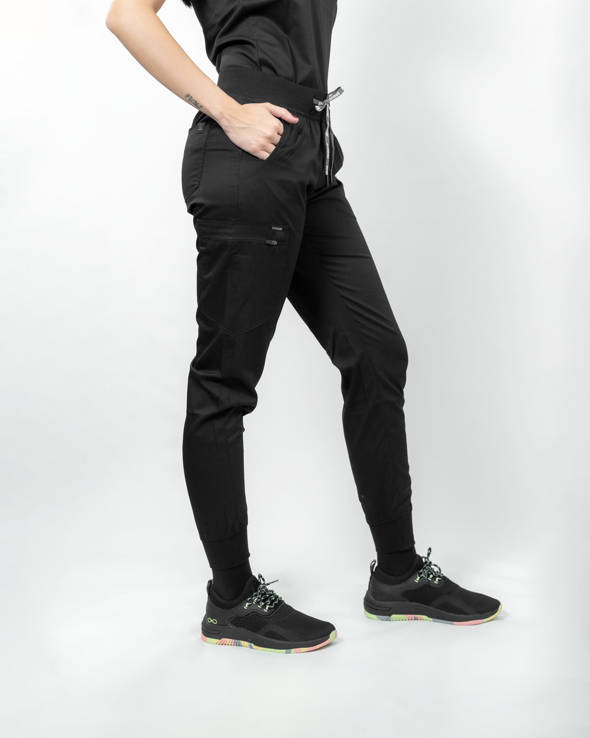 Sphere Scrubs - Women's Jogger (GRP02) - Black, M image