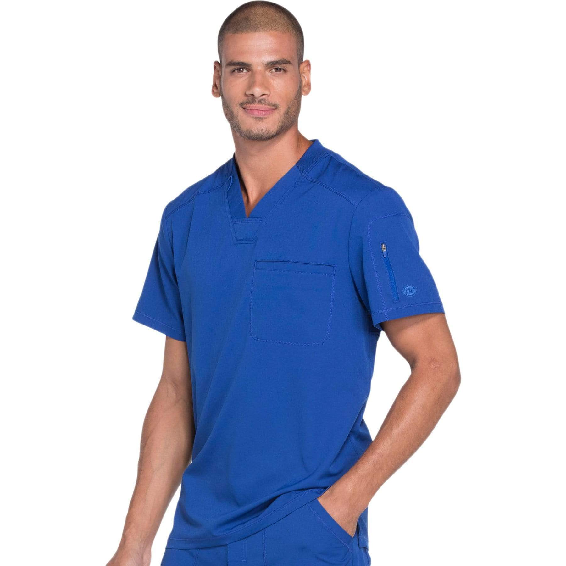 Men's Dynamix Tuckable V-Neck Scrub Top (DK610) image 5