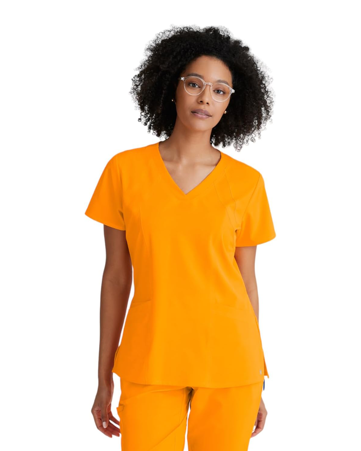 Barco One Racer Top - 4 Pocket V-Neck Breathable Scrub Top 5105