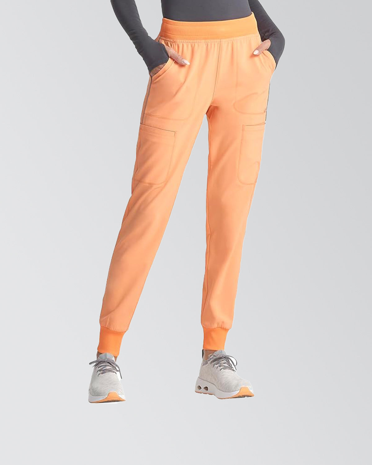 Cherokee Infinity Women Scrubs Pant Mid Rise Jogger - CK080A image 5