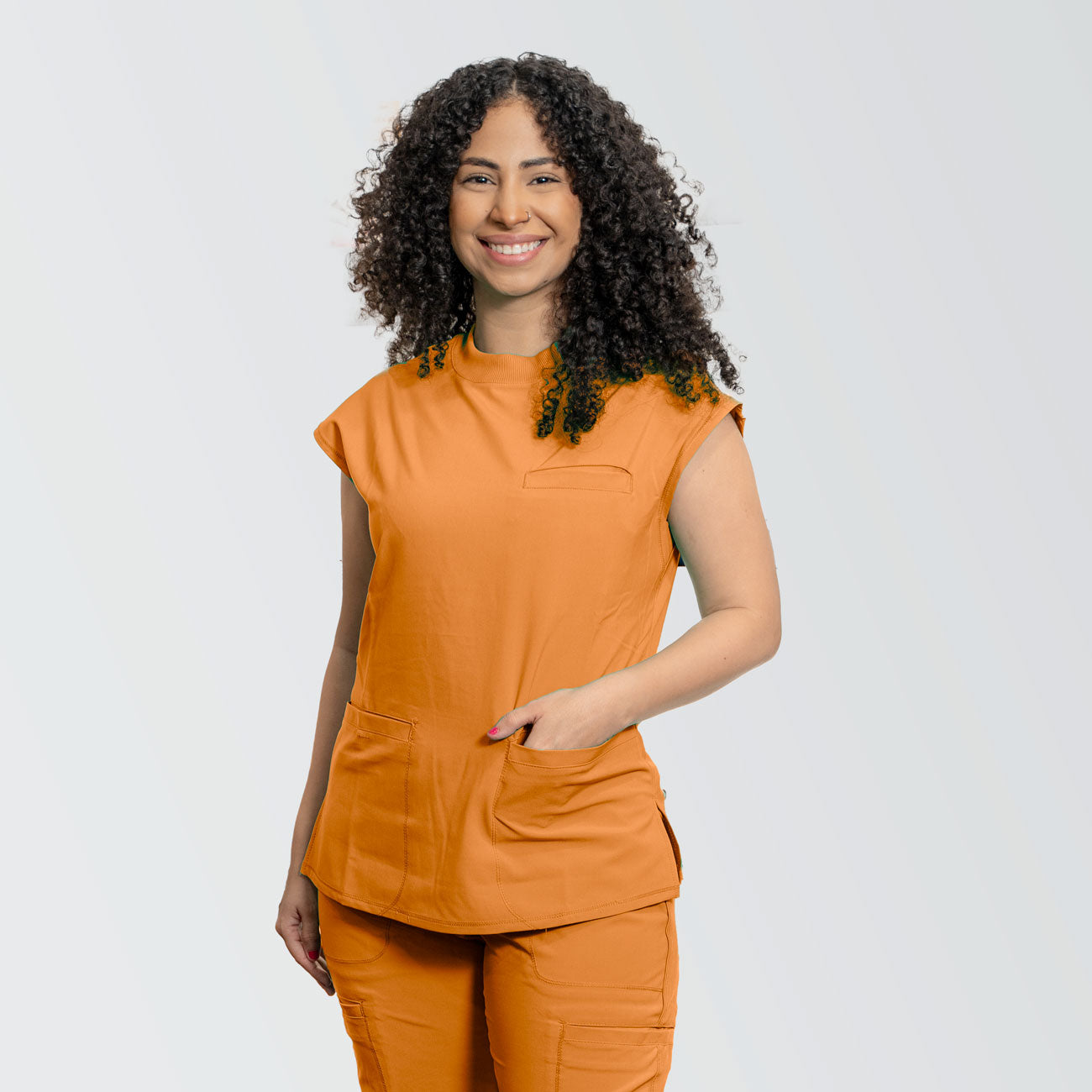 Infinity - 4 Pocket Rib Collar Neck (Top) CK742A image 4