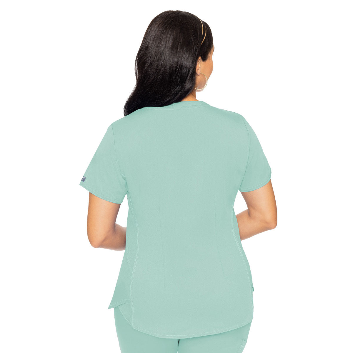 Med Couture V-Neck Shirttail Top (MC7459) image 1
