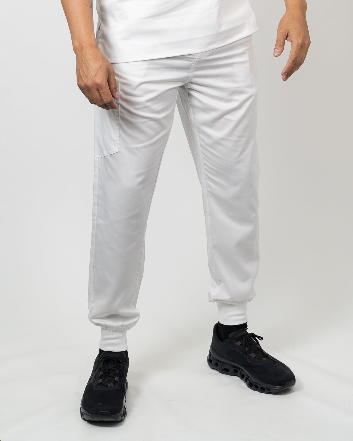 Sphere Scrubs - Cairo Men's Jogger (GRP04) - WHITE, XL image