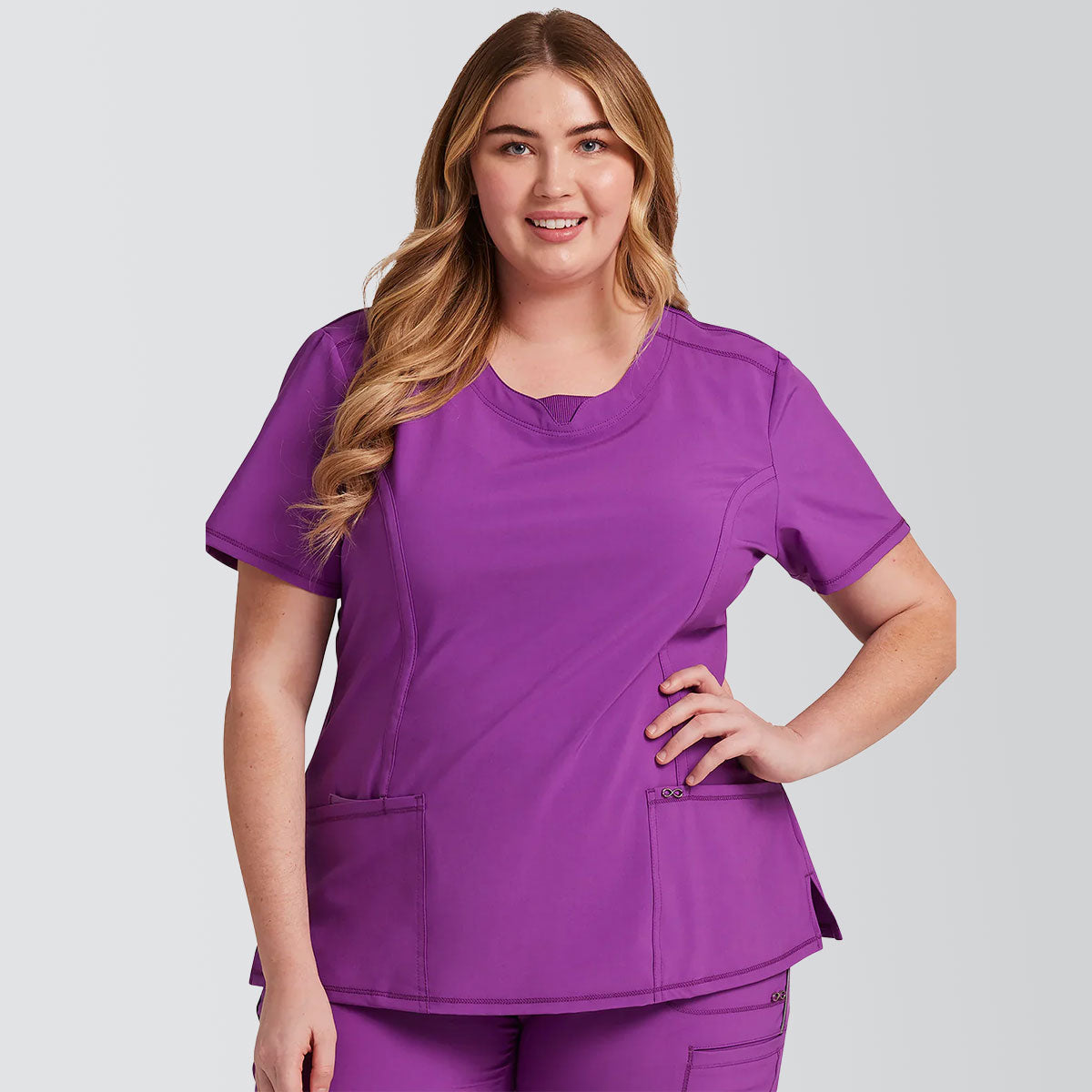 Infinity - 4 Pocket Rib Collar Neck (Top) CK742A image 6