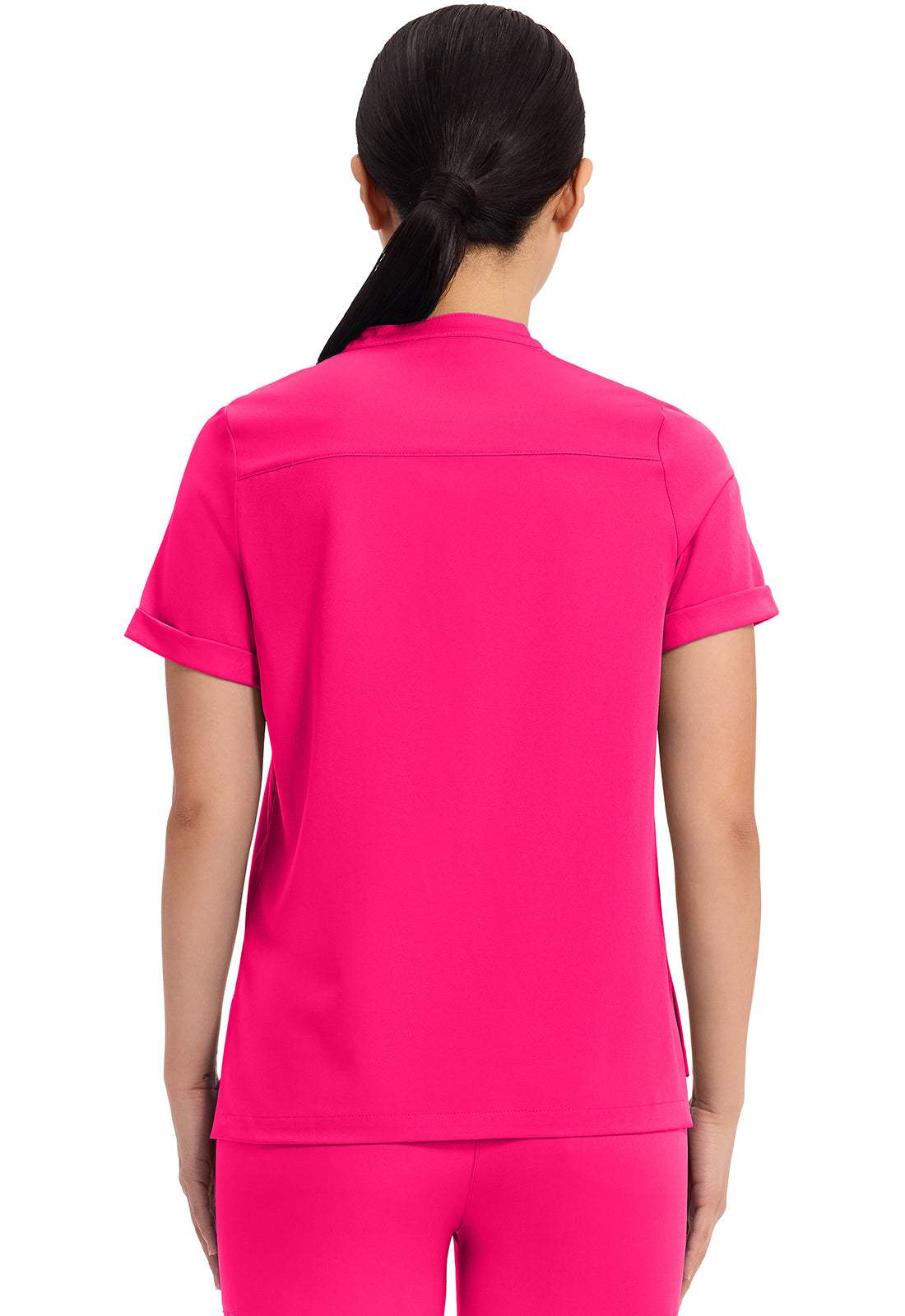 HH Works Macy Mandarin Collar Tuck In Scrub Top HH650