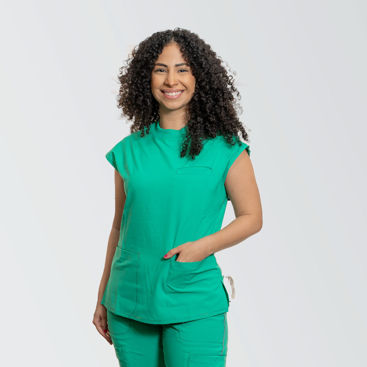 Infinity - 4 Pocket Rib Collar Neck (Top) CK742A image 3