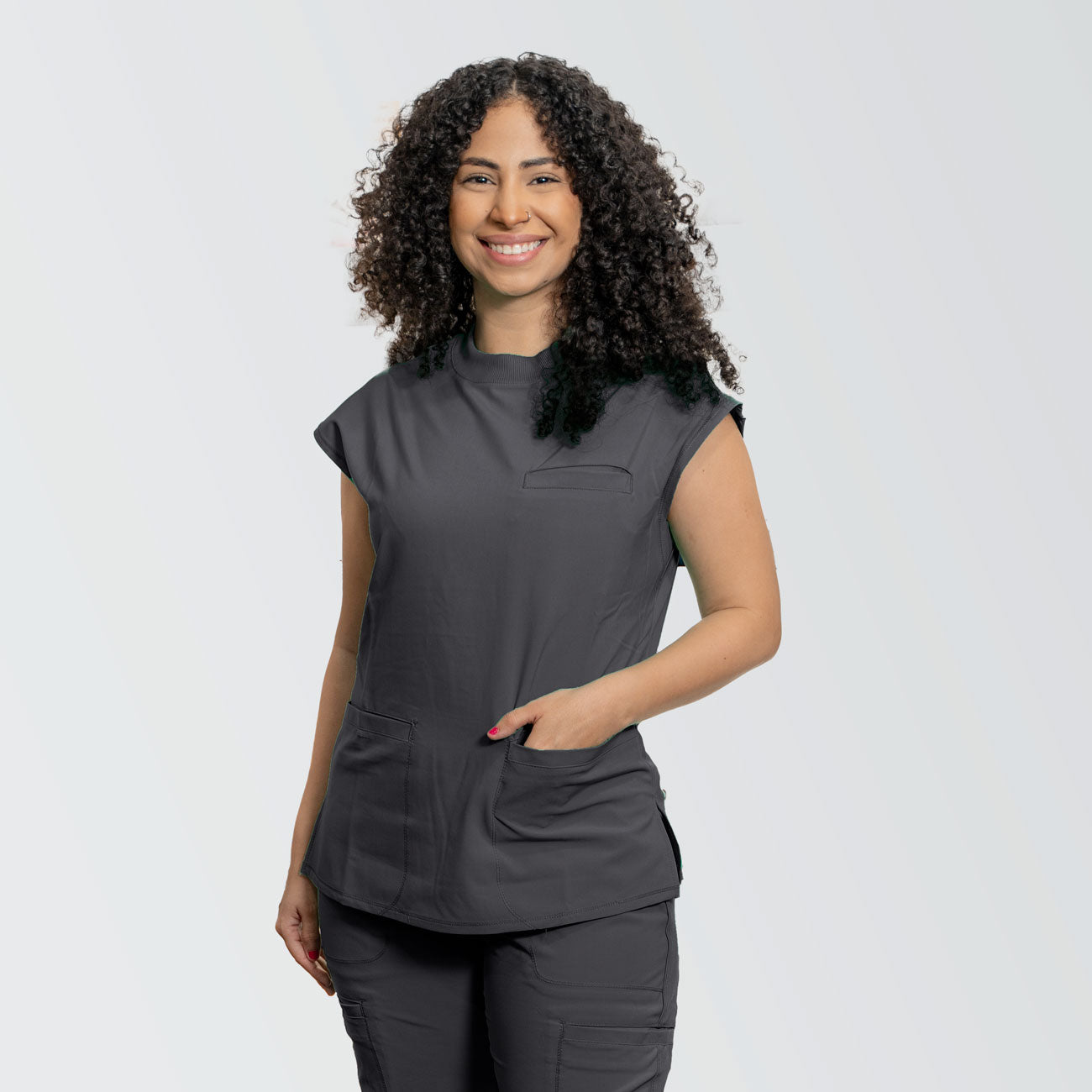 Infinity - 4 Pocket Rib Collar Neck (Top) CK742A image 2