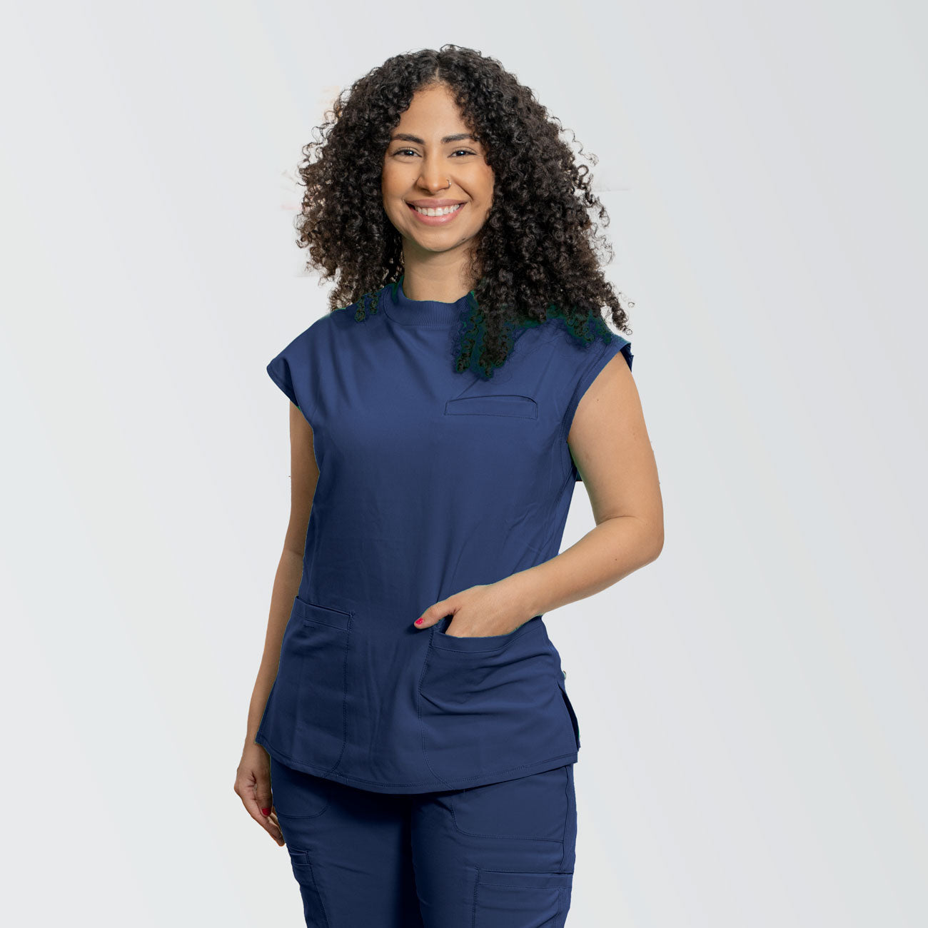 Infinity - 4 Pocket Rib Collar Neck (Top) CK742A image 1