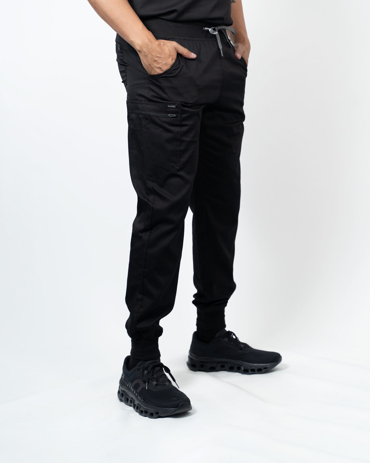Sphere Scrubs - Cairo Men's Jogger (GRP04) - Black, M image