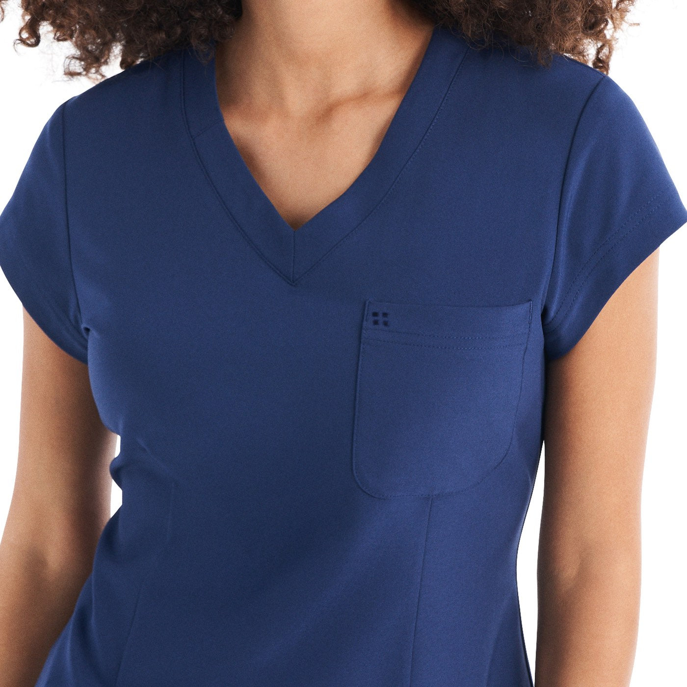 WhiteCross CRFT WT128 - 1-POCKET V-NECK SCRUB TOP image 2
