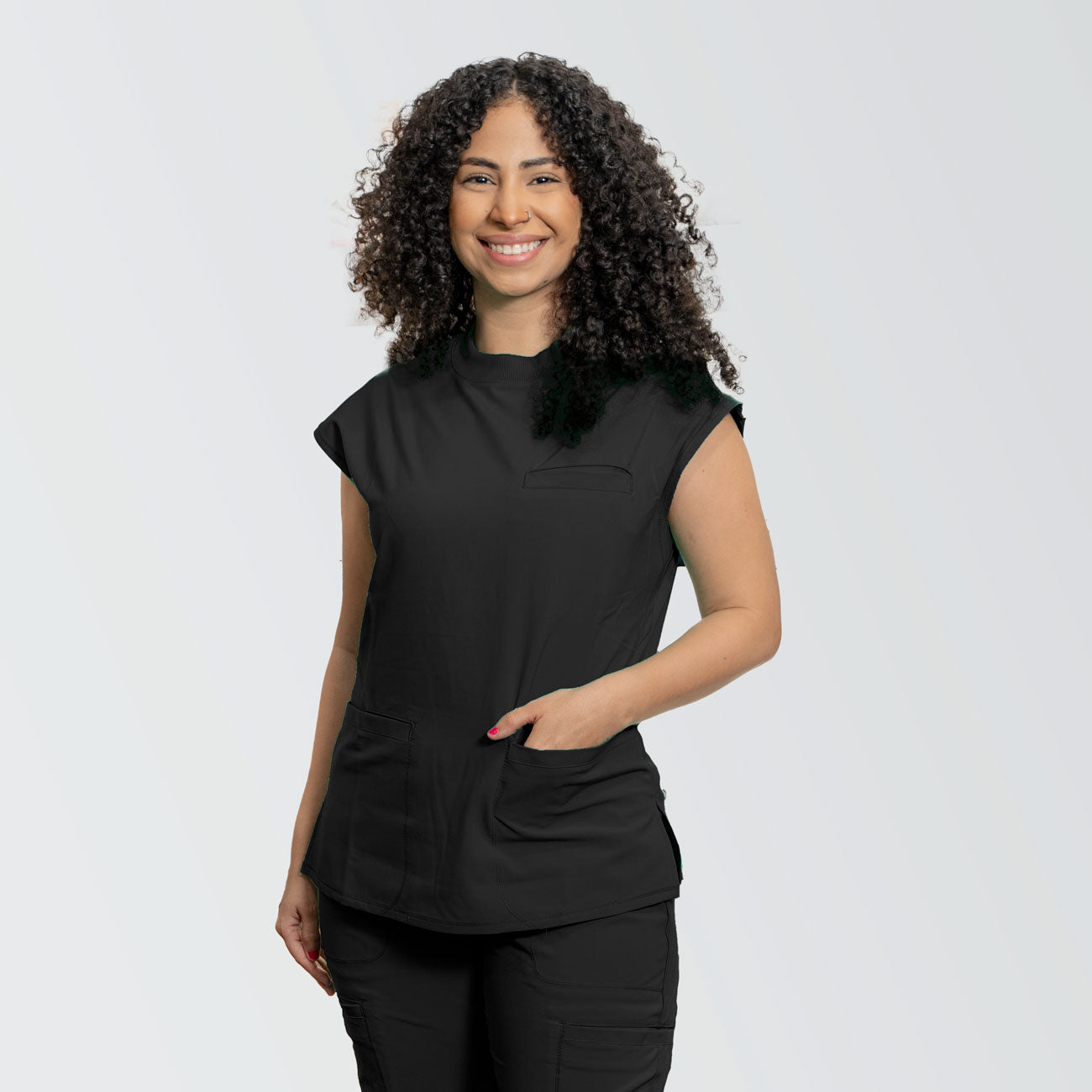 Infinity - 4 Pocket Rib Collar Neck (Top) CK742A image 0