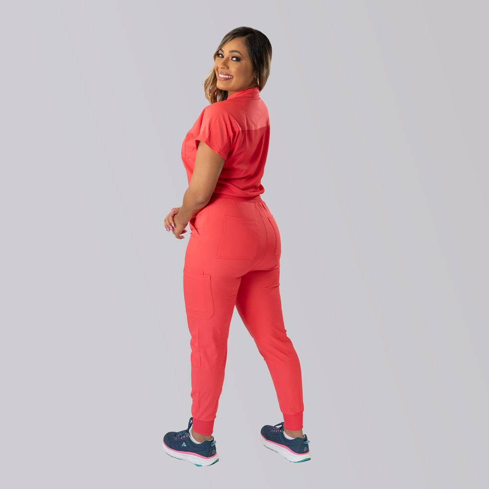 Landau Forward Women's 8-Pocket Cargo Scrub Jumpsuit LO603 image 1