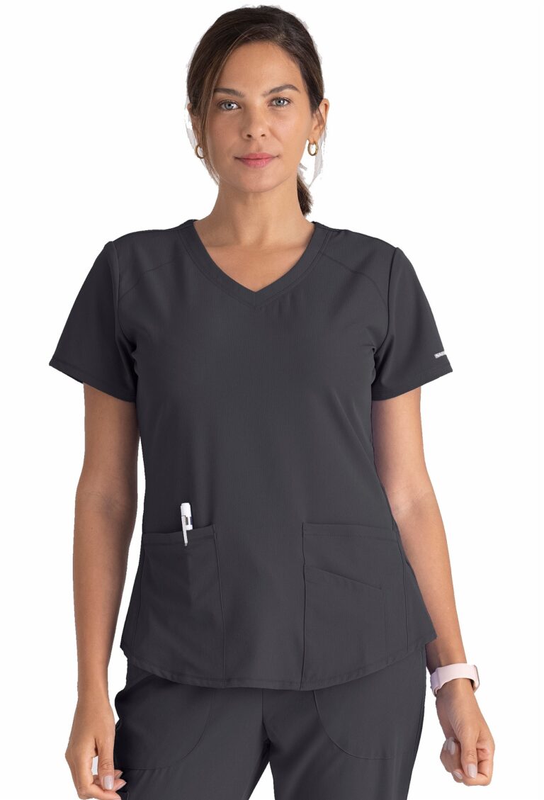 Skechers Vitality Charge Top - 3 Pocket V-Neck Scrub Top (SK101 ...